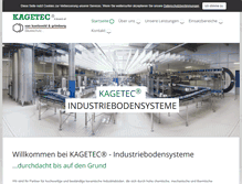 Tablet Screenshot of kagetec.de
